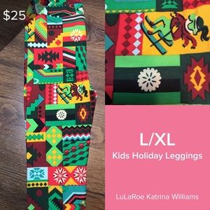 LuLaRoe kids l/xl leggings